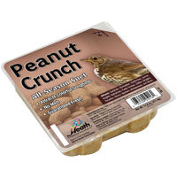 Heath DD-18 Sunflower Seed Wild Bird Food, 11.25 oz, All-Season, Suet, Cake, Peanut Crunch