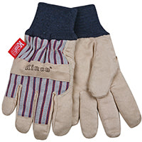 Kinco 1927KW-Y Protective Gloves with Knit Wrist, Tan, Wing Thumb, Knit Wrist