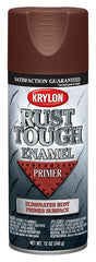 Krylon K09204007 Rust-Preventative Primer, Ruddy Brown, 12 oz