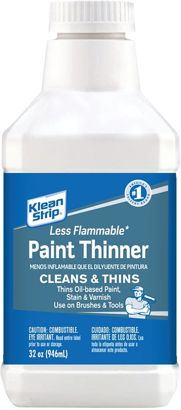 Klean Strip QKPT250SC Paint Thinner, Liquid, White, 1 qt, Can
