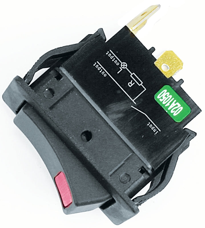 Jandorf 61126 Rocker Switch, 15/20 A, 125/250 V, SPST, Tab Terminal