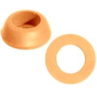 Danco 38804B Cone Faucet Washer, 13/32 in ID x 28/32 in OD Dia, 1/4 in Thick, Rubber