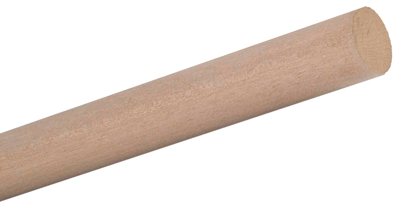 Waddell 6510UB Dowel Rod, 5/8 in Dia, 36 in L, Oak Wood