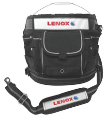 Lenox 1787473 Bucket Tool Organizer, 34-Compartment, Canvas, Black