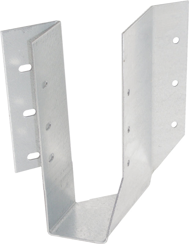 MiTek SKH28L Skewed Joist Hanger, 7-1/4 in H, 1-7/8 in D, 1-9/16 in W, 2 in x 8 to 12 in, Steel, G90 Galvanized