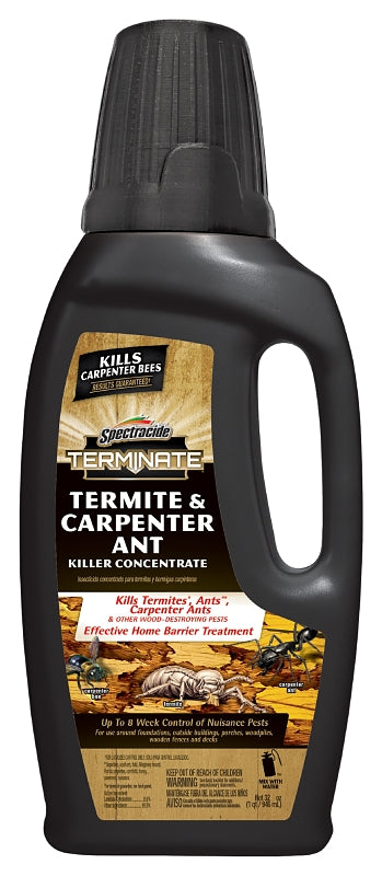 Spectracide Triazicide HG-96410 Termite and Carpenter Ant Killer, Liquid, 32 oz