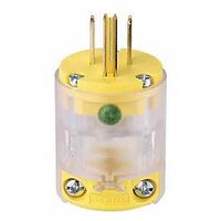 Eaton 515PLT-F-L/ Straight Blade Plug, 15 A, 125 V, Yellow