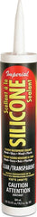 Imperial KK0203 Silicone Sealant, Paste, Clear, 10.3 oz Cartridge