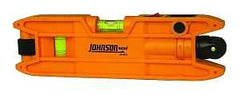 Johnson 40-0915 Torpedo Laser Level, 7 in L, 3-Vial, Magnetic, Plastic