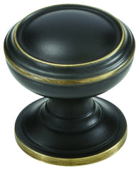 Amerock Revitalize Series BP55342VB Cabinet Knob, 1-1/4 in Projection, Zinc, Venetian Bronze