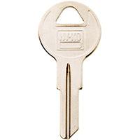 Hy-Ko 11010Y13 Key Blank, Brass, Nickel, For: Yale Cabinet, House Locks and Padlocks, Y13 Key Number