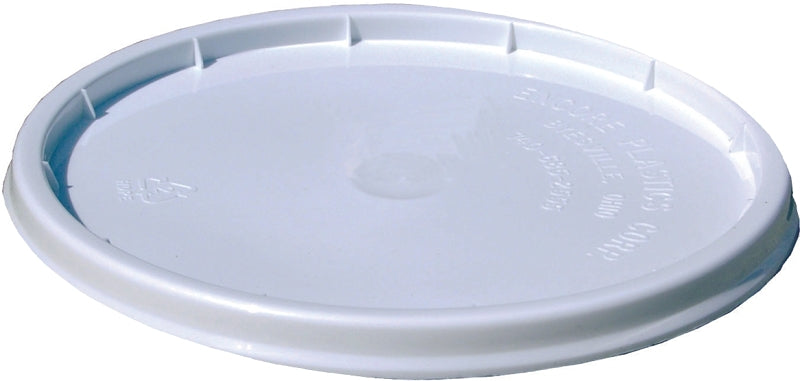 ENCORE Plastics 10000 Pry-Off Lid, HDPE, White