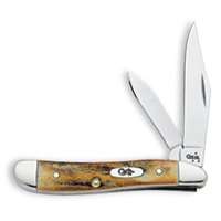 Case XX 00048 Pocket Knife, 2.1, 1.53 in L Blade, 5220 Stainless Steel Blade, 2-Blade, Smooth Handle
