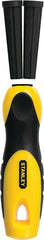 Stanley 22-311 File Handle, 4-1/2 in L, Rubber, Black/Yellow