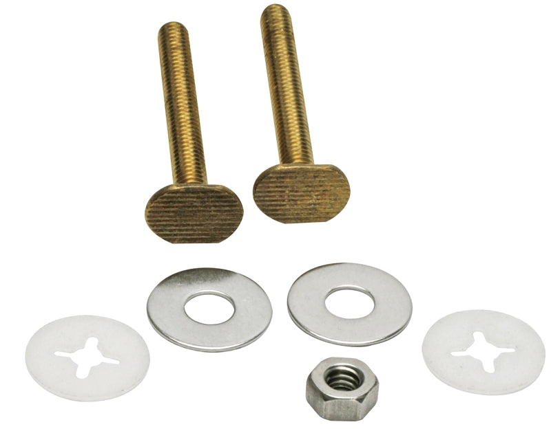 Fluidmaster 7111 Bowl-to-Floor Bolt, Brass