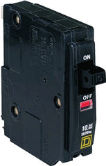 Square D QO QO150CP Circuit Breaker, Mini, 50 A, 1 -Pole, 120/240 VAC, 48 VDC, Fixed Trip, Plug Mounting