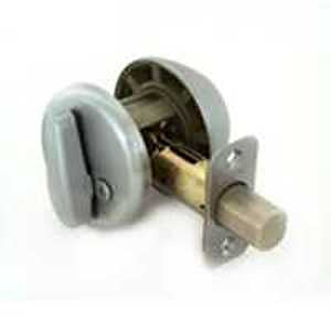 Schlage B60626 Deadbolt, Satin Chrome, Metal, C Keyway, Re-Key Technology: Traditional, Residential, Grade 1 Grade, Yes