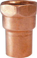aqua-dynamic 9002-006 Pipe Adapter, 1-1/4 in, Sweat x Female, Copper