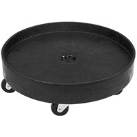 Rubbermaid FG265000BLA Drum Dolly, 500 lb, HDPE, Black