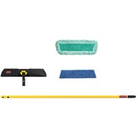 Rubbermaid FGQ101200000 Mopping Kit, Plastic, Black/Yellow