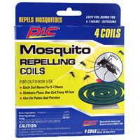 PIC C-4-36 Mosquito Repelling Coil, Includes: (4) Mosquito Coils and (2) Stands