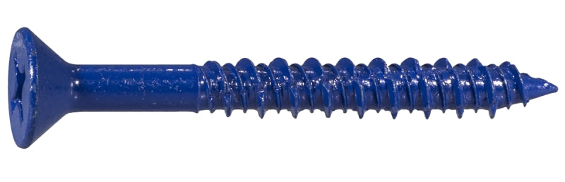 Midwest Fastener 10542 Masonry Screw, 1/4 in Dia, 2-1/4 in L, Steel
