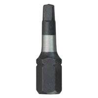 Milwaukee 48-32-4605 Insert Bit, #2 Drive, Square Recess Drive, 1/4 in Shank, Hex Shank, 1 in L, Proprietary Steel, 5/PK