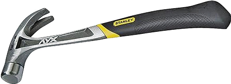 Stanley 51-162 Nailing Hammer, 16 oz Head, Curved Claw Head, Steel Head, 13-1/8 in OAL