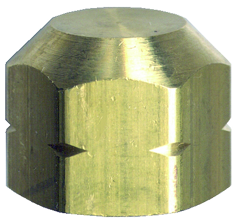 108-B PIPE CAP BRASS 1/4IN FPT