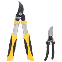 Landscapers Select GL4003+GP1002 Pruning Set, Steel Blade, Steel/ Aluminum Handle, Cushion-Grip Handle
