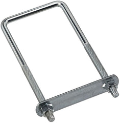 National Hardware N222-372 U-Bolt, 3/8-16 Thread, 3-3/4 in L Thread, Steel, Zinc
