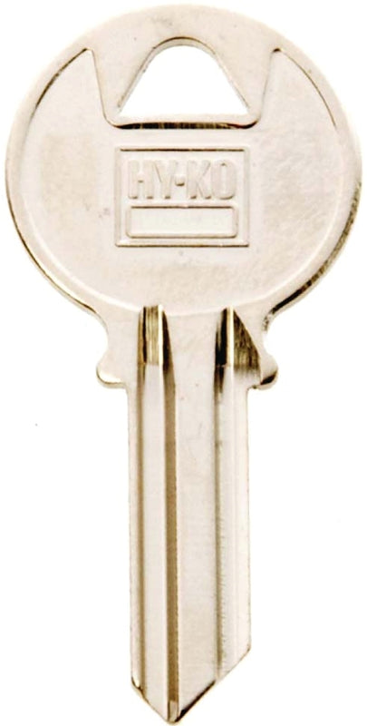 Hy-Ko 11010Y220 Key Blank, Brass, Nickel, For: Yale Cabinet, House Locks and Padlocks