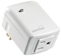 Decora Smart R51-DZPA1-1RW Plug In Outlet, 15 A, 120 V, White