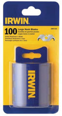 Irwin 2087102 Utility Blade, Carbon Steel, 2-Point
