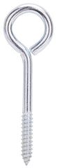 ProSource LR257 Lag Screw Eye, 11 mm Thread, Screw Thread, 2 in L Thread, 1-7/8 in Dia Eye, 271 lb Working Load, Steel