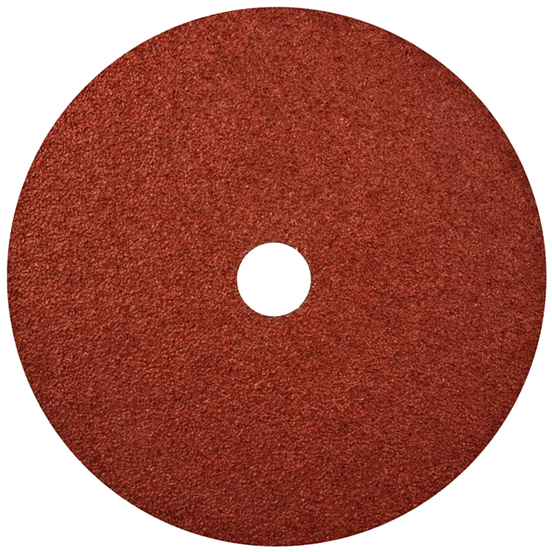 NORTON 01913 Sanding Disc, 7 in Dia, 7/8 in Arbor, Coated, 36 Grit, Extra Coarse, Aluminum Oxide Abrasive