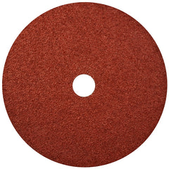 NORTON 01913 Sanding Disc, 7 in Dia, 7/8 in Arbor, Coated, 36 Grit, Extra Coarse, Aluminum Oxide Abrasive