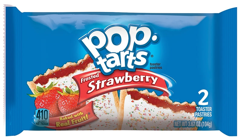 Pop-Tarts POPTARTS Frosted Toaster Pastry, Strawberry Flavor, 3.67 oz
