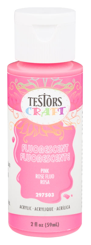 PAINT CRAFT ACRY FLUOR PNK 2OZ