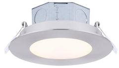 Canarm DL-4-9RR-BN-C Downlight, 120 V, LED Lamp, Brushed Nickel