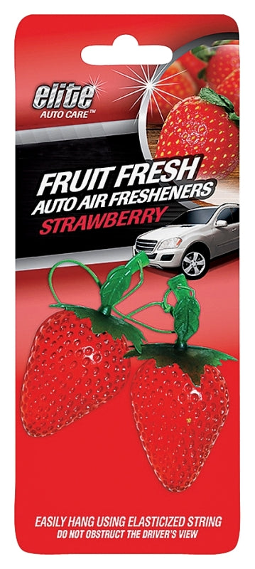 Elite Auto Care 8989 Auto Air Freshener, Strawberry