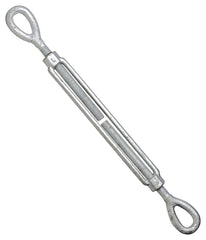 National Hardware 3270BC Series N182-469 Turnbuckle, 2700 lb Working Load, 5/8 in Thread, Eye, Eye, 6 in L Take-Up