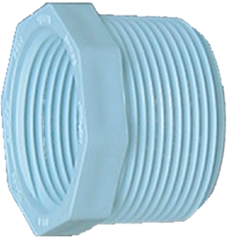 Lasco 439166BC Reducing Bushing, 1-1/4 x 1/2 in, MIP x FIP, PVC, SCH 40 Schedule