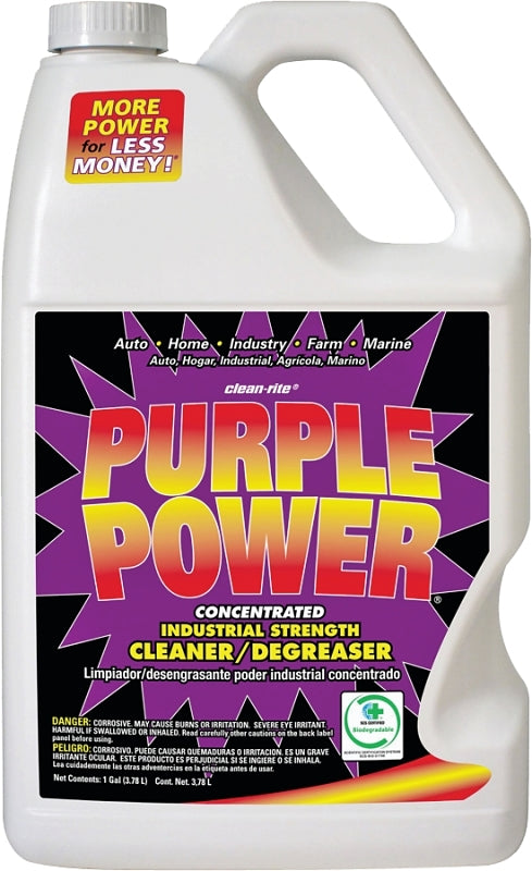 Purple Power 4320P Cleaner and Degreaser, 1 gal Bottle, Liquid, Characteristic