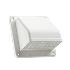 VENT HOOD WALL EXH WHITE 4IN