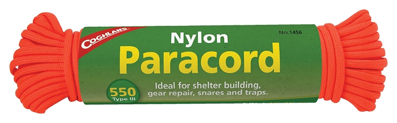 1456 PARACORD 50FT NEON ORANGE