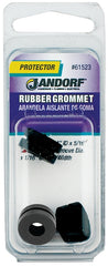 Jandorf 61523 Grommet, Rubber, Black, 5/16 in Thick Panel