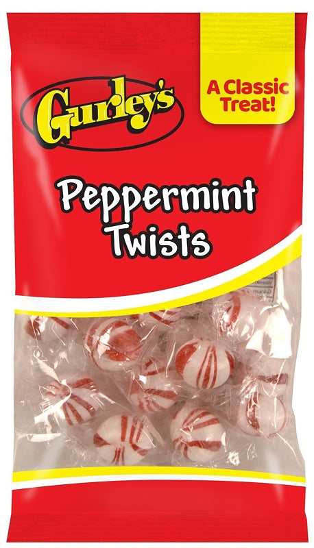 Gurley's 743792 Candy, Hard, Peppermint Twist Flavor, 4 oz