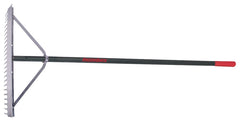 Razor-Back 63136 Landscape Rake, 4-1/2 in L Head, 24 in W Head, 24-Tine, Aluminum Head