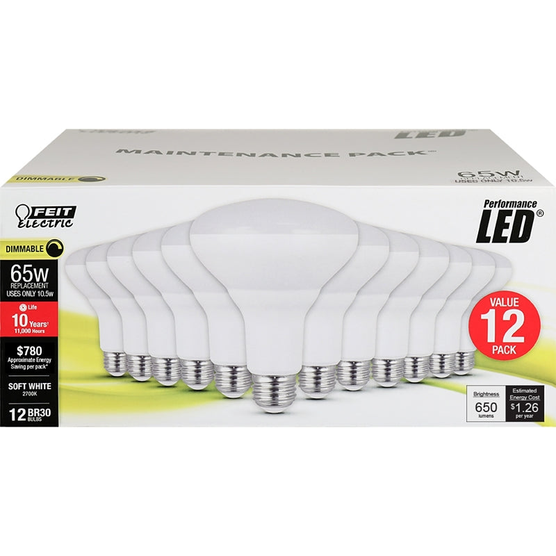 BULB LT LED DM BR30 SW 27K 65W